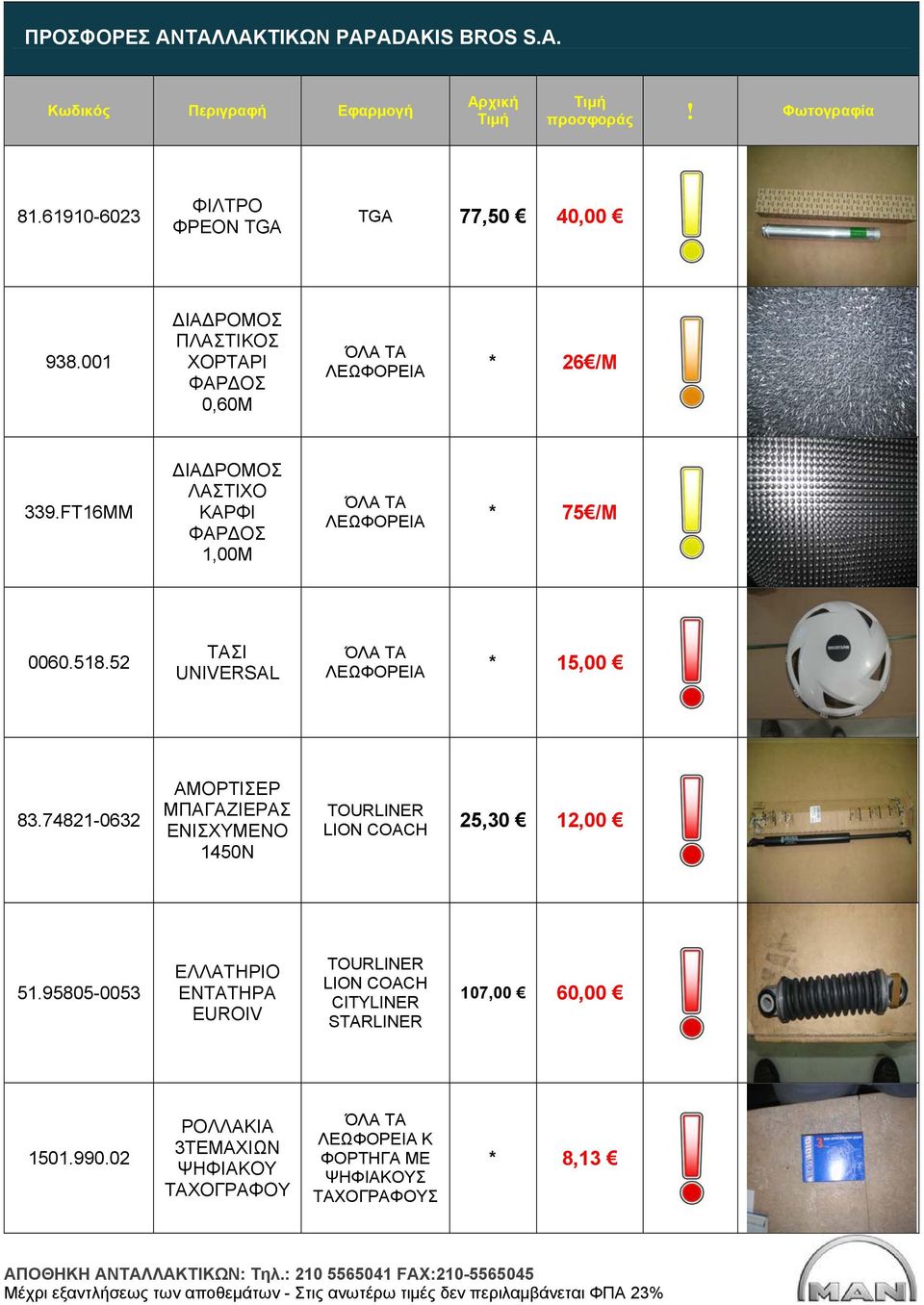 FT16MM ΔΙΑΔΡΟΜΟΣ ΛΑΣΤΙΧΟ ΚΑΡΦΙ ΦΑΡΔΟΣ 1,00Μ ΌΛΑ ΤΑ * 75 /Μ 0060.518.52 ΤΑΣΙ UNIVERSAL ΌΛΑ ΤΑ * 15,00 83.