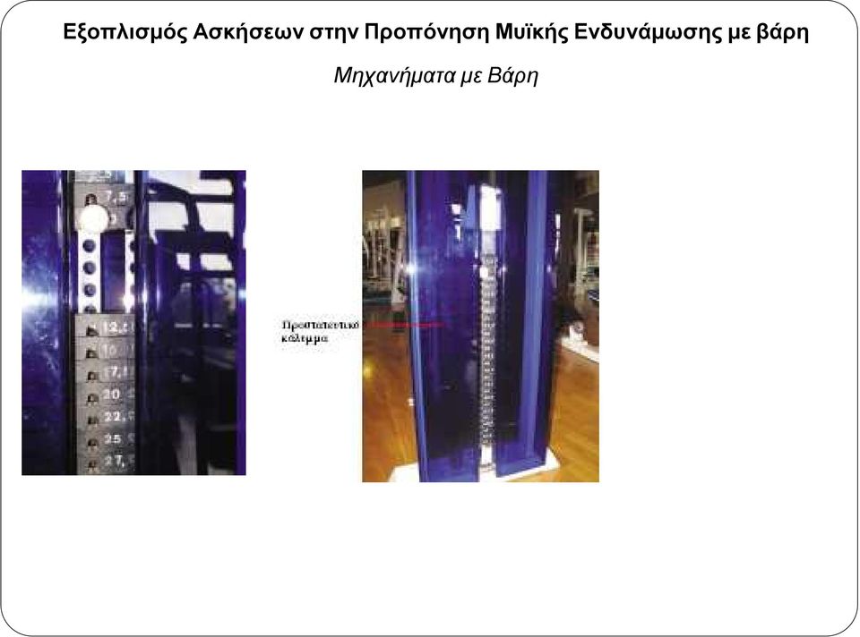 Μυϊκής Ενδυνάµωσης