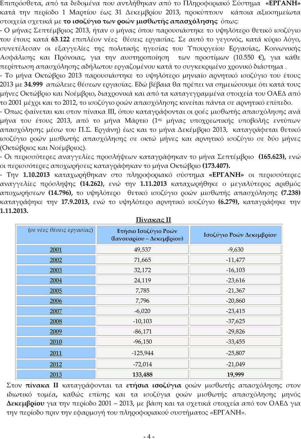 Σε αυτό το γεγονός, κατά κύριο λόγο, συνετέλεσαν οι εξαγγελίες της πολιτικής ηγεσίας του Υπουργείου Εργασίας, Κοινωνικής Ασφάλισης και Πρόνοιας, για την αυστηροποίηση των προστίμων (10.