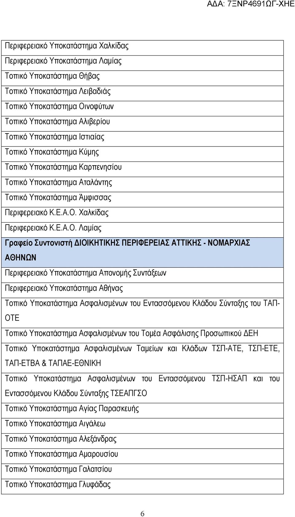 Χαλκίδας Περιφερειακό Κ.Ε.Α.Ο.