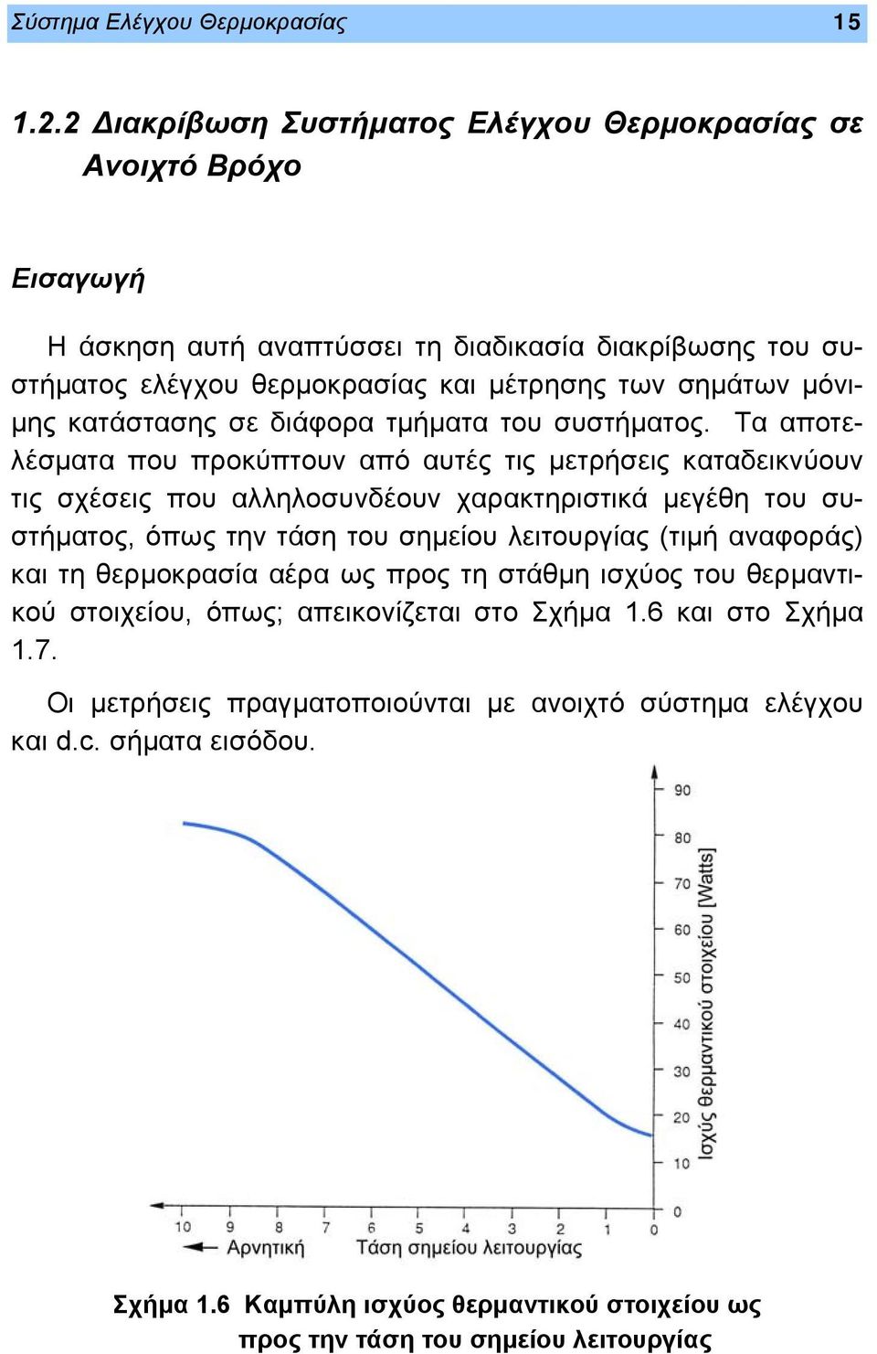 κατάστασης σε διάφορα τμήματα του συστήματος.