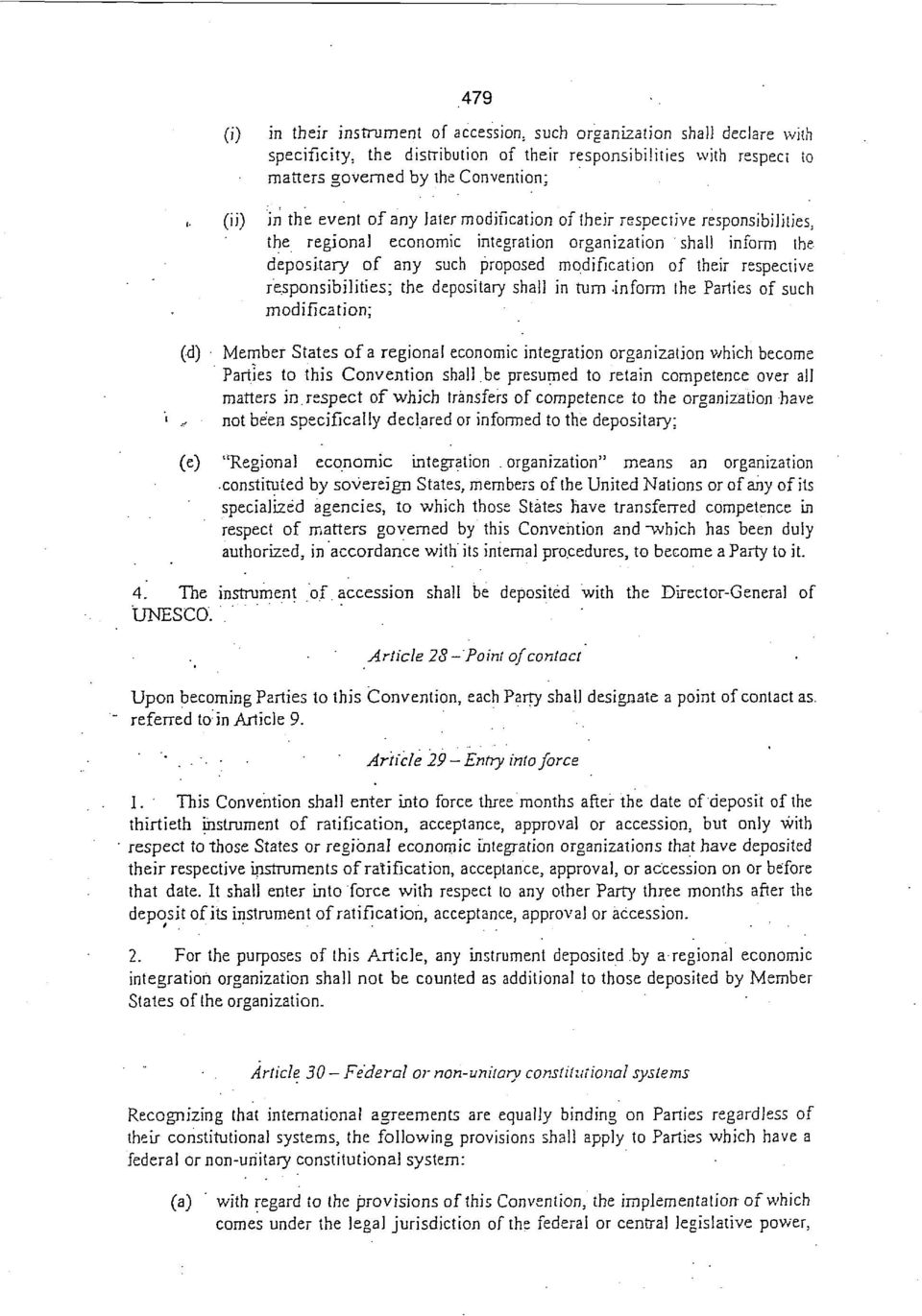 respective responsibilities; the depositary shall in turn.