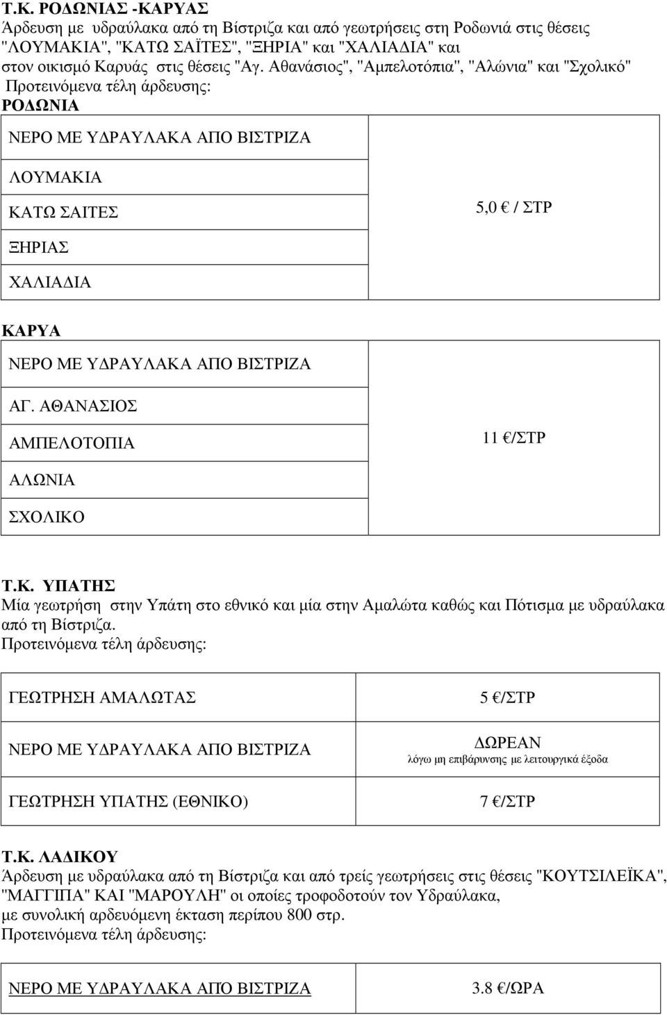 ΓΕΩΤΡΗΣΗ ΑΜΑΛΩΤΑΣ ΓΕΩΤΡΗΣΗ ΥΠΑΤΗΣ (ΕΘΝΙΚΟ