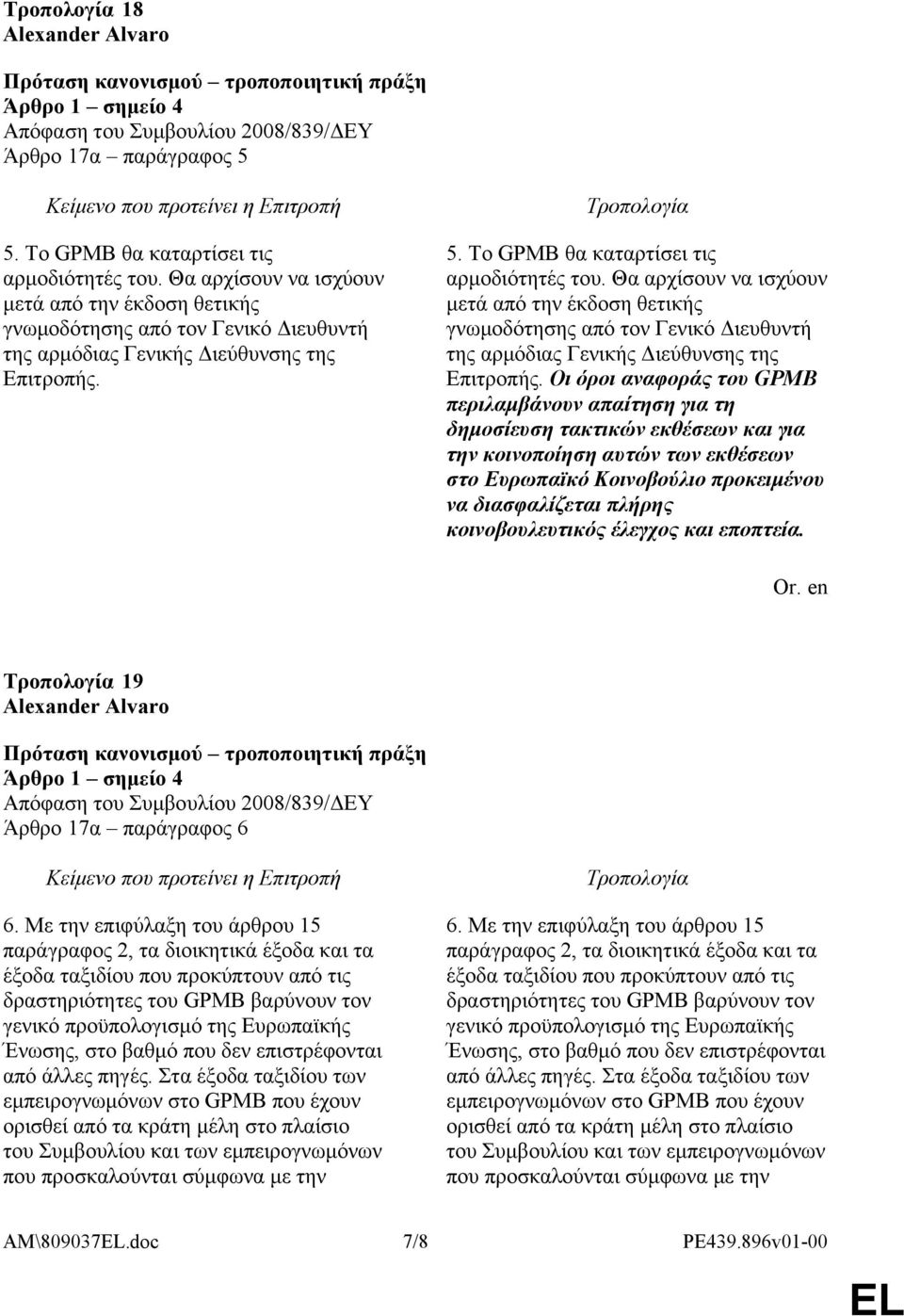 Θα αρχίσουν να ισχύουν μετά από την έκδοση θετικής γνωμοδότησης από τον Γενικό Διευθυντή της αρμόδιας Γενικής Διεύθυνσης της Επιτροπής.