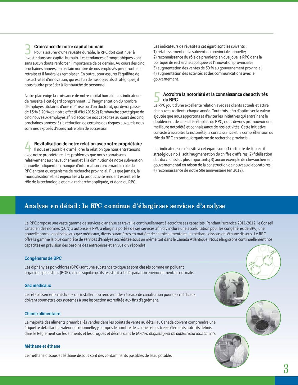 détail : Le RPC continue d élargir ses services d analyse Congénères de BPC Gaz
