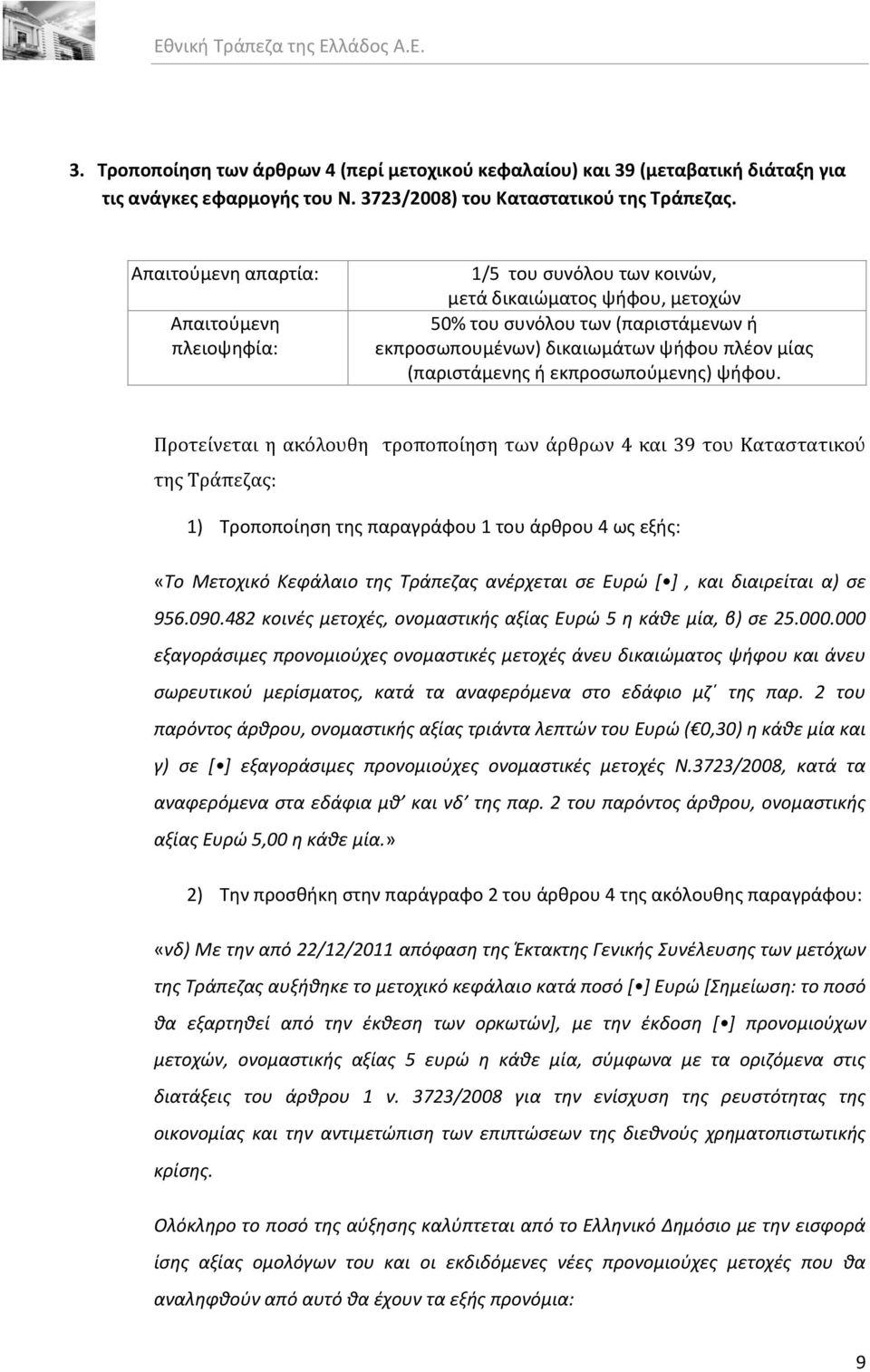 (παριςτάμενθσ ι εκπροςωποφμενθσ) ψιφου.