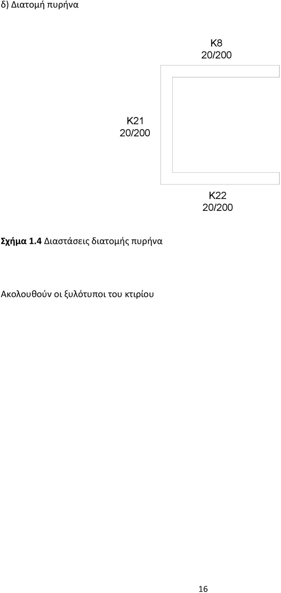 4 Διαςτάςεισ διατομισ πυρινα