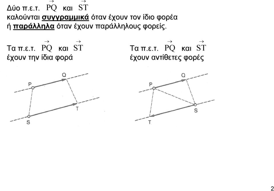 φορέα ή παράλληλα όταν έχουν παράλληλους φορείς.