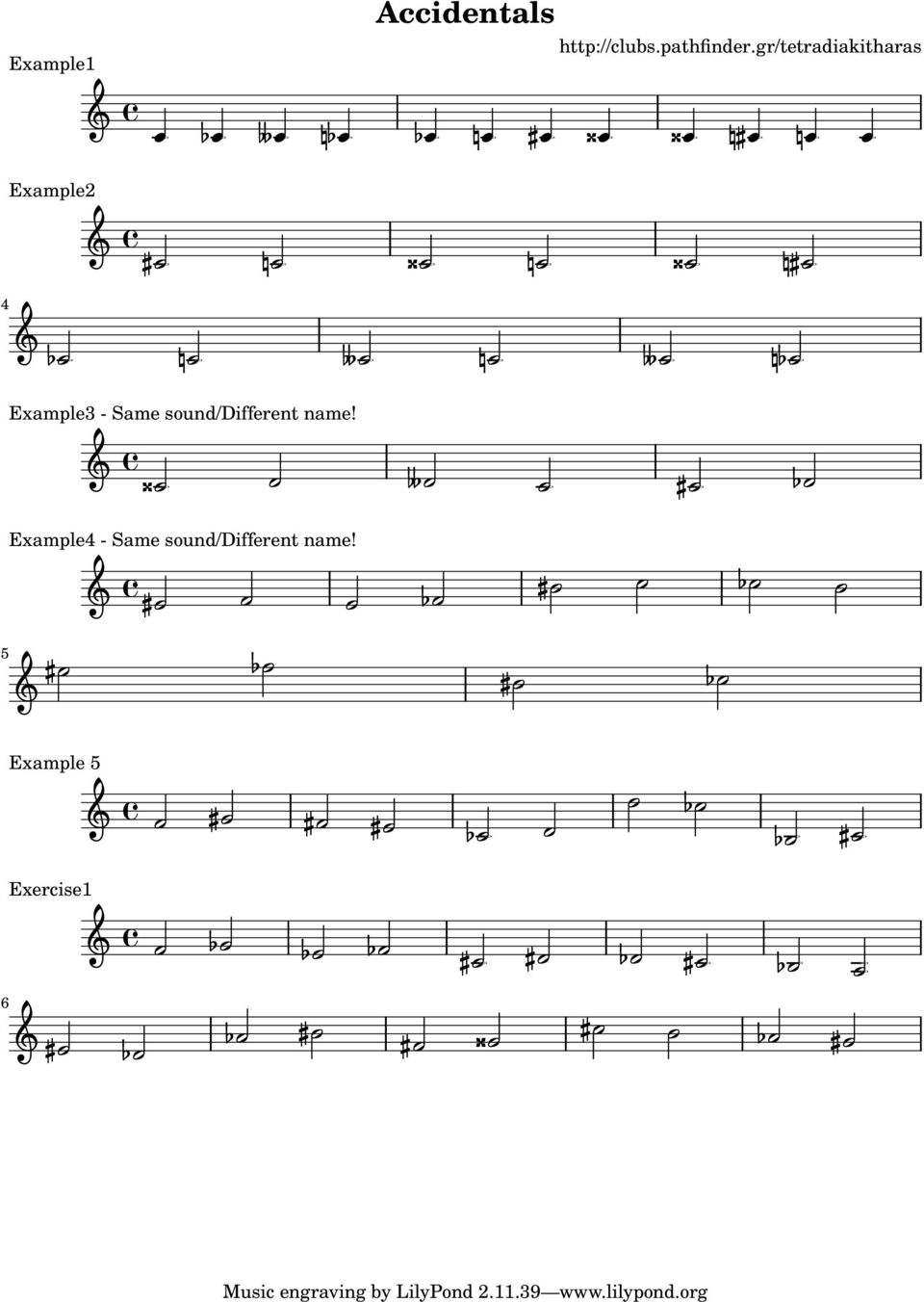 Example4 -  5 Example 5 6 Exercise1 Music