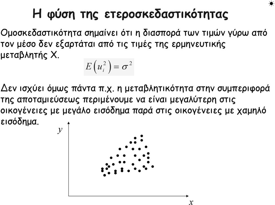 E σ ( ) Δεν ισχύ