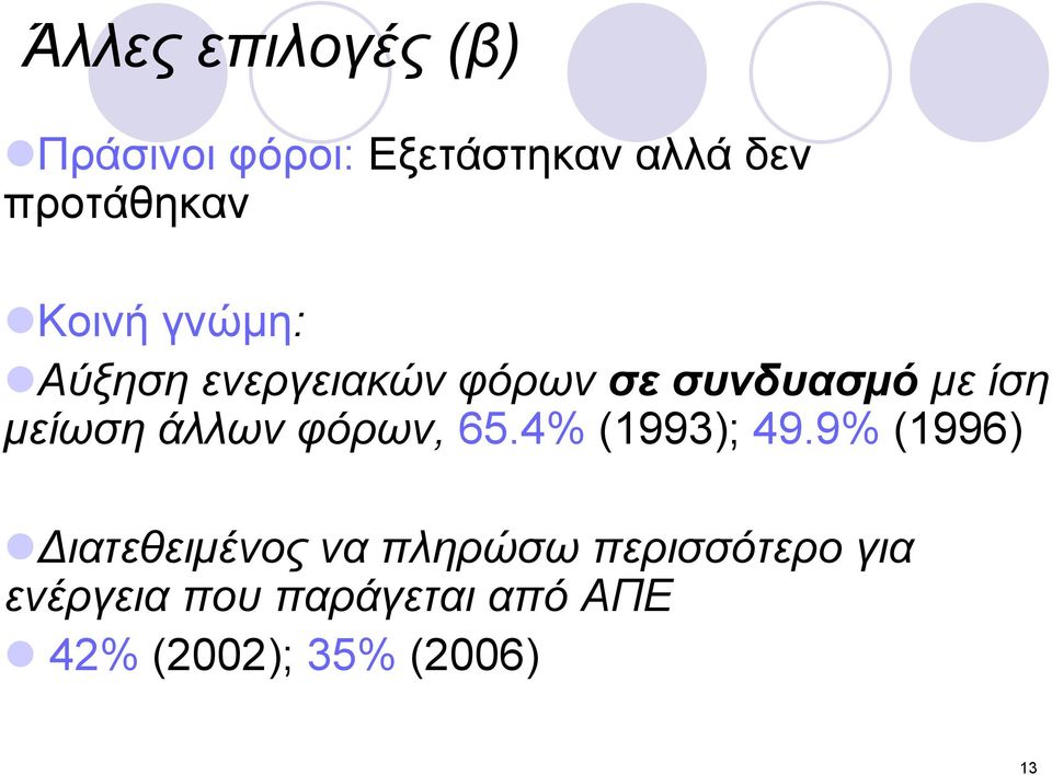 άλλων φόρων, 65.4% (1993); 49.