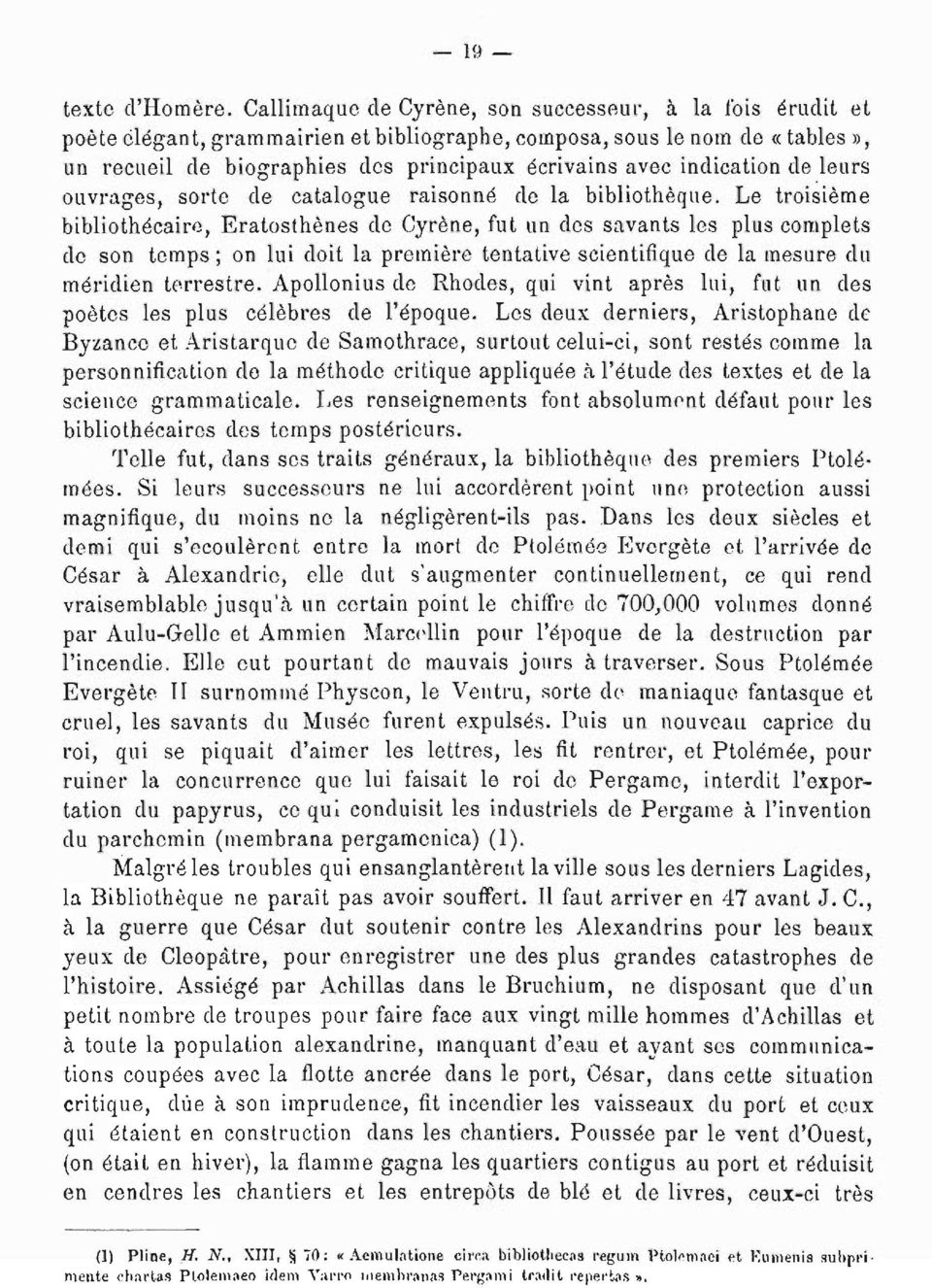 indication de leurs ouvrages, sorte de catalogue raisonné de la bibliothèque.