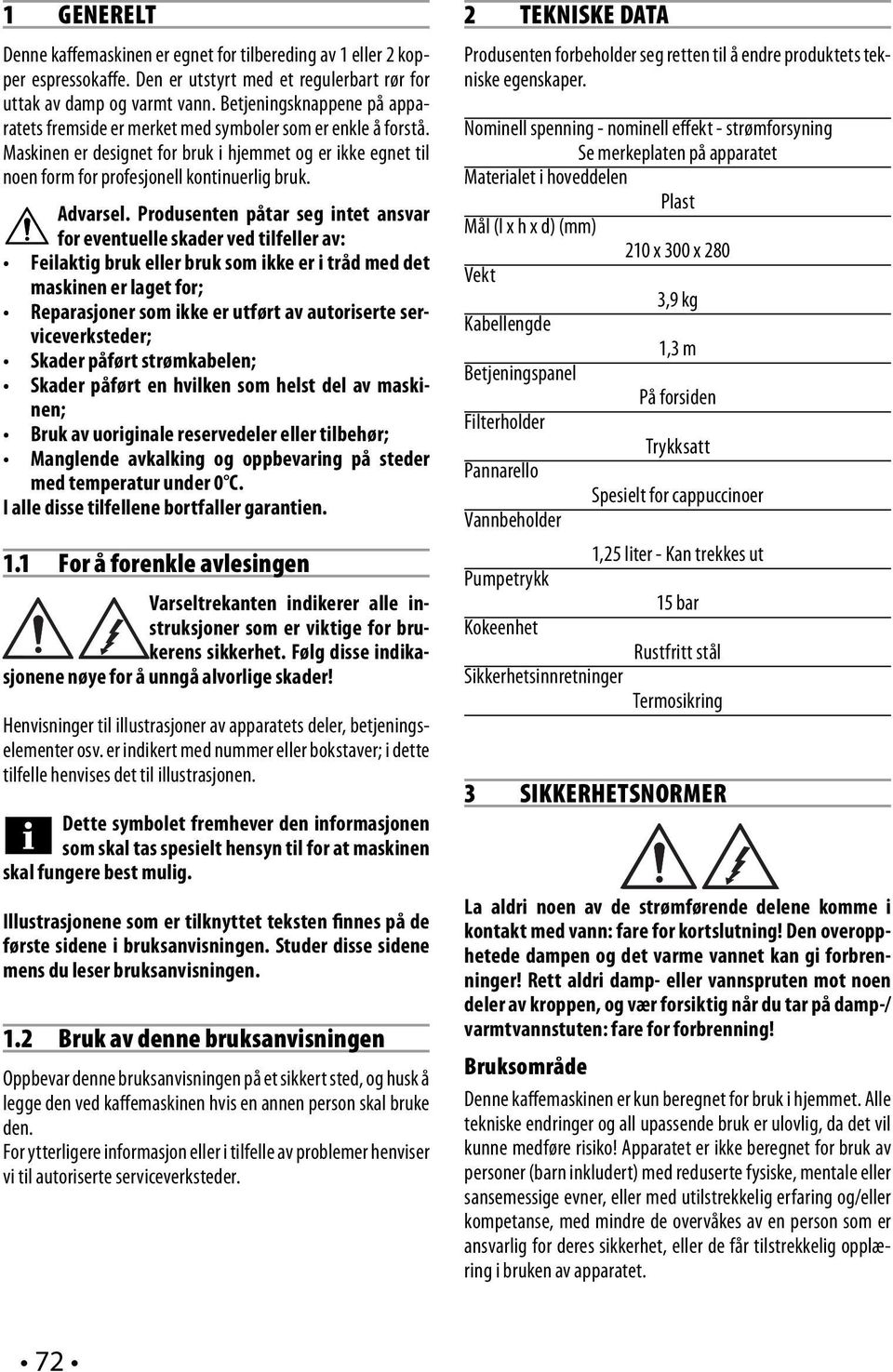 Advarsel.