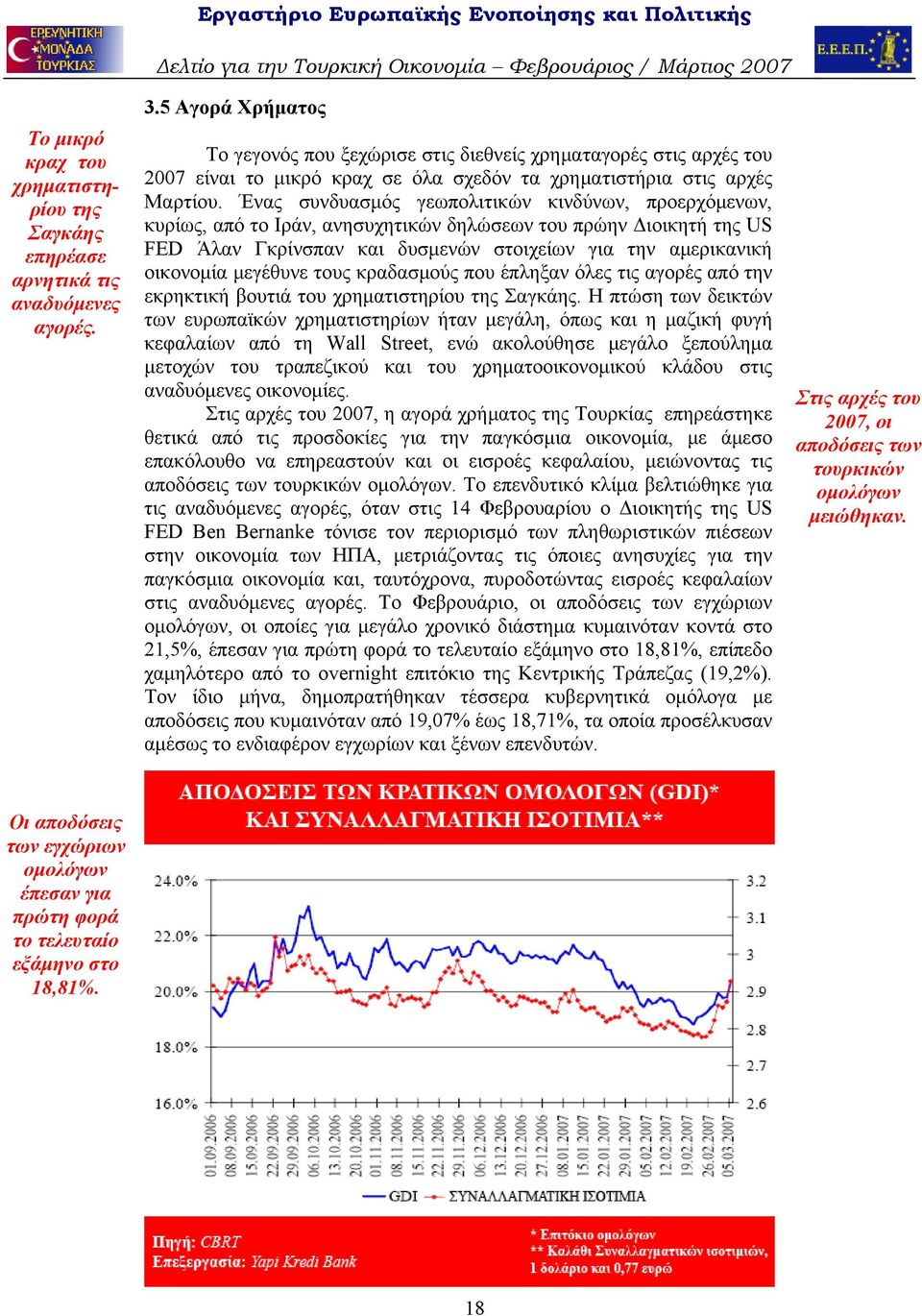 Ένας συνδυασμός γεωπολιτικών κινδύνων, προερχόμενων, κυρίως, από το Ιράν, ανησυχητικών δηλώσεων του πρώην Διοικητή της US FED Άλαν Γκρίνσπαν και δυσμενών στοιχείων για την αμερικανική οικονομία