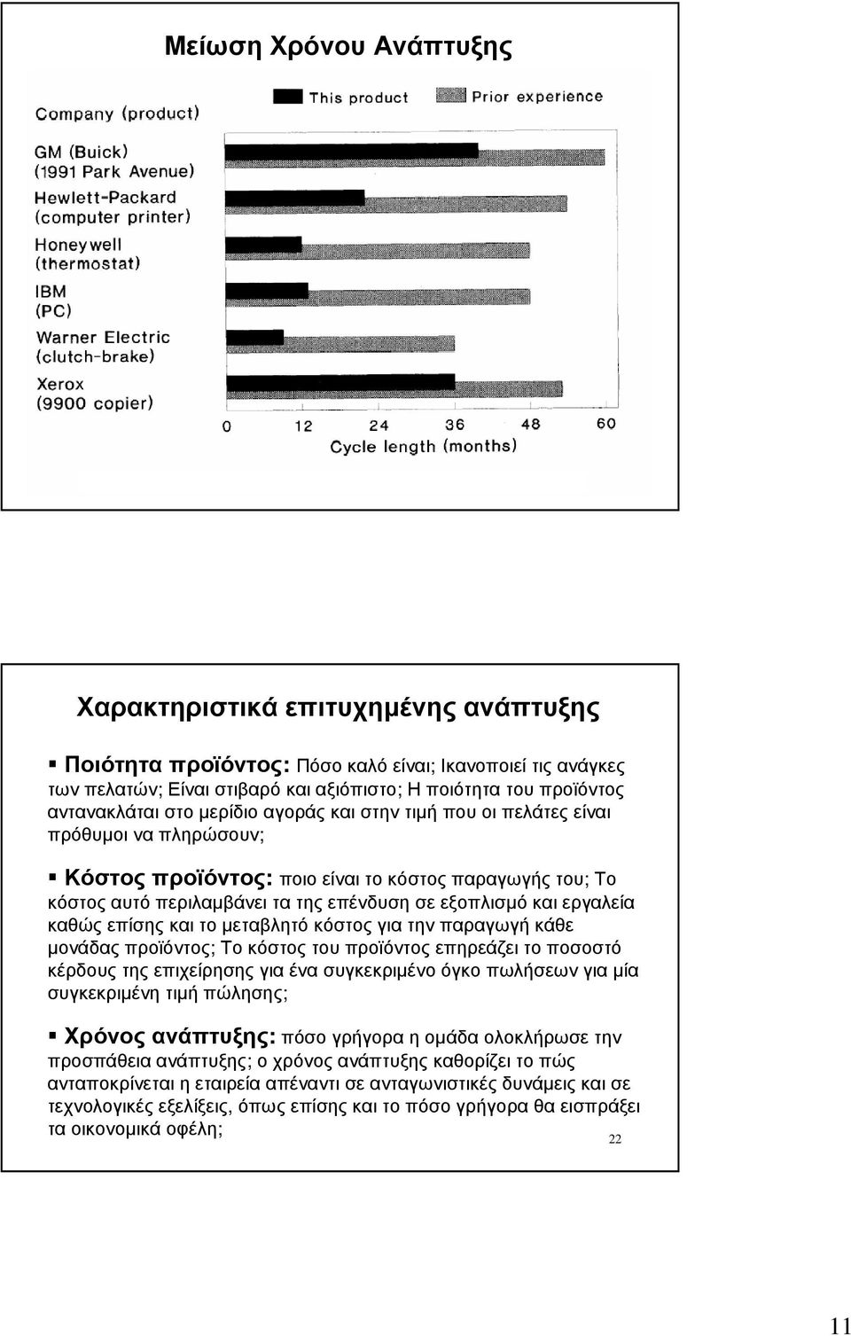 εξοπλισµό και εργαλεία καθώς επίσης και το µεταβλητό κόστος για την παραγωγή κάθε µονάδας προϊόντος; Το κόστος του προϊόντος επηρεάζει το ποσοστό κέρδους της επιχείρησης για ένα συγκεκριµένο όγκο
