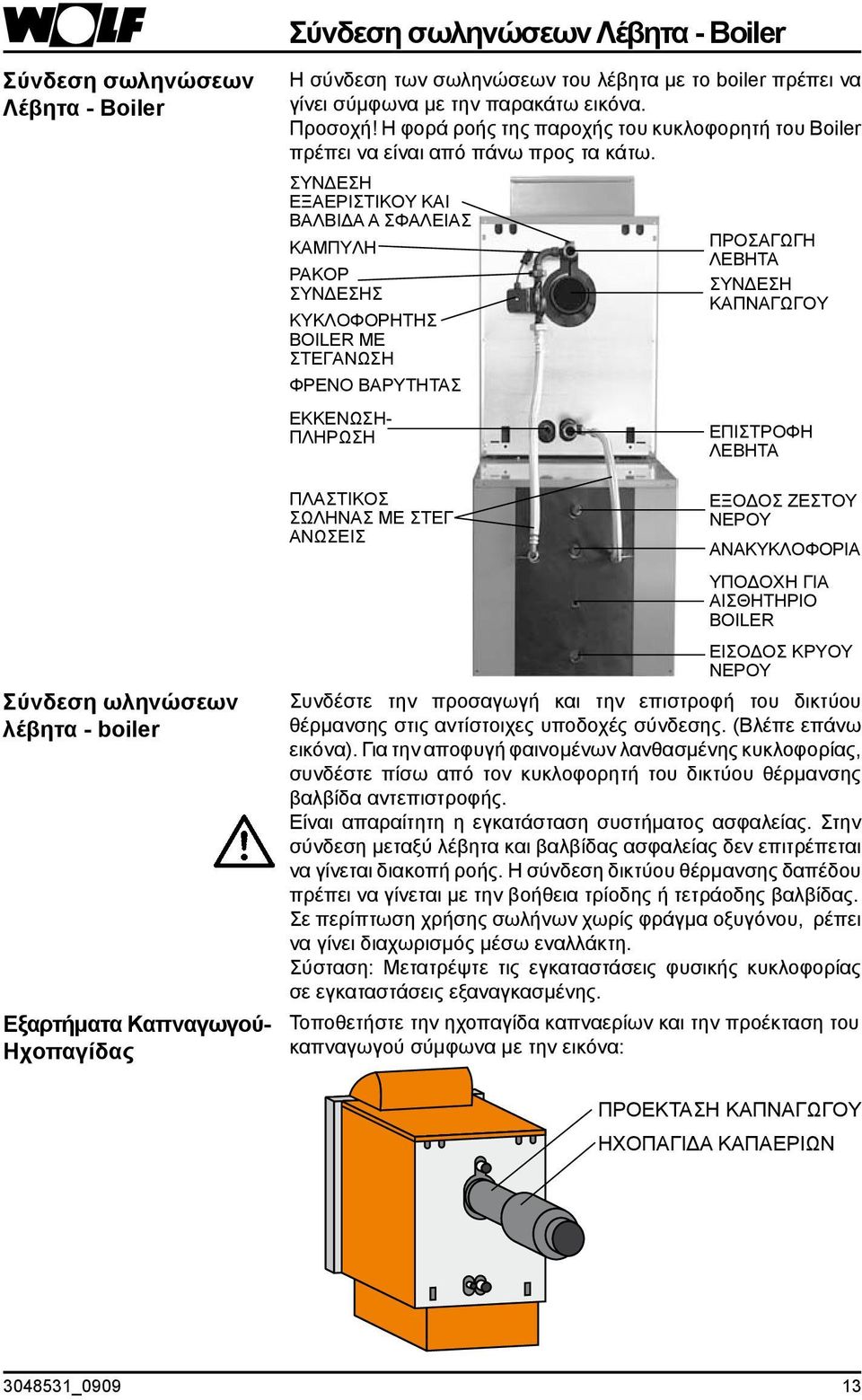 ΣYNΔEΣH EΞAEPIΣTIKOY KAI BAΛBIΔA A ΣΦAΛEIAΣ KAMΠYΛH PAKOP ΣYNΔEΣHΣ KYKΛOΦOPHTHΣ BOILER ME ΣTEΓANΩΣH ΦPENO BAPYTHTAΣ ΠPOΣAΓΩΓH ΛEBHTA ΣYNΔEΣH KAΠNAΓΩΓOY EKKENΩΣH- ΠΛHPΩΣH EΠIΣTPOΦH ΛEBHTA ΠΛAΣTIKOΣ