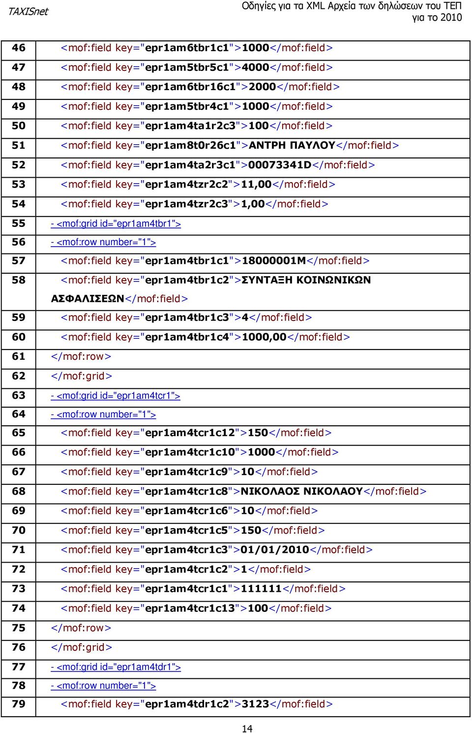 key="epr1am4ta2r3c1">00073341d</mof:field> 53 <mof:field key="epr1am4tzr2c2">11,00</mof:field> 54 <mof:field key="epr1am4tzr2c3">1,00</mof:field> 55 - <mof:grid id="epr1am4tbr1"> 56 - <mof:row