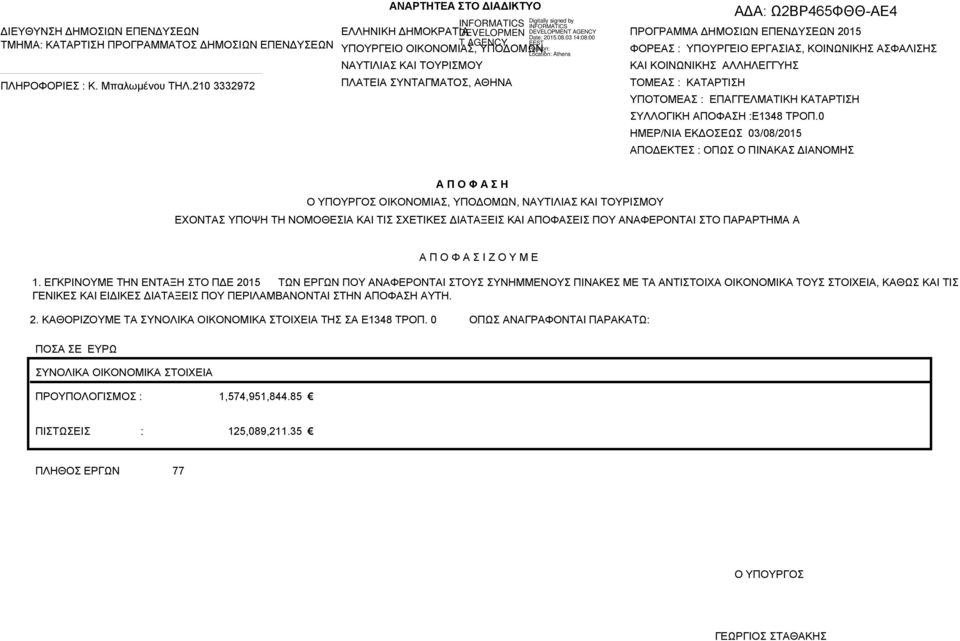 ΛΛΗΛΕΓΓΥΗ ΤΟΜΕ : ΚΤΡΤΙΗ ΥΠΟΤΟΜΕ : ΕΠΓΓΕΛΜΤΙΚΗ ΚΤΡΤΙΗ ΥΛΛΟΓΙΚΗ ΠΟΦΗ :Ε1348 ΤΡΟΠ.