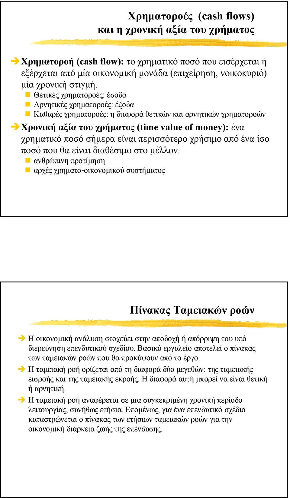 περισσότερο χρήσιµο απόέναίσο ποσό που θα είναι διαθέσιµο στοµέλλον.