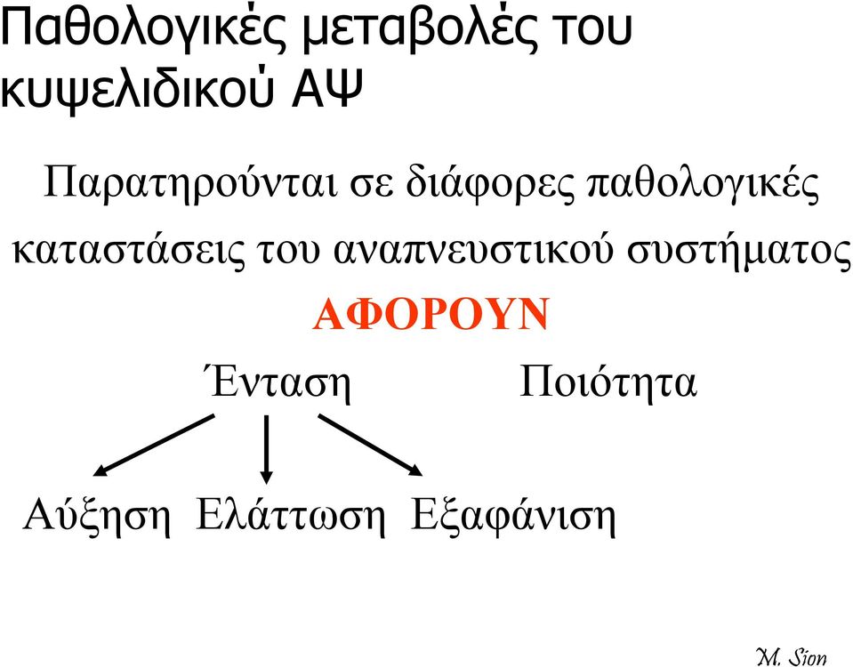 καταστάσεις του αναπνευστικού συστήματος