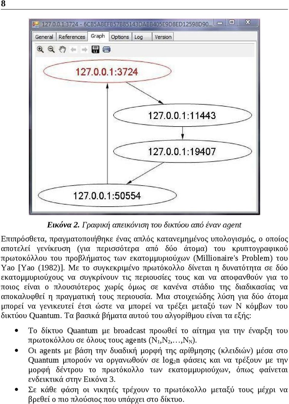 πρωτοκόλλου του προβλήματος των εκατομμυριούχων (Millionaire's Problem) του Yao [Yao (1982)].