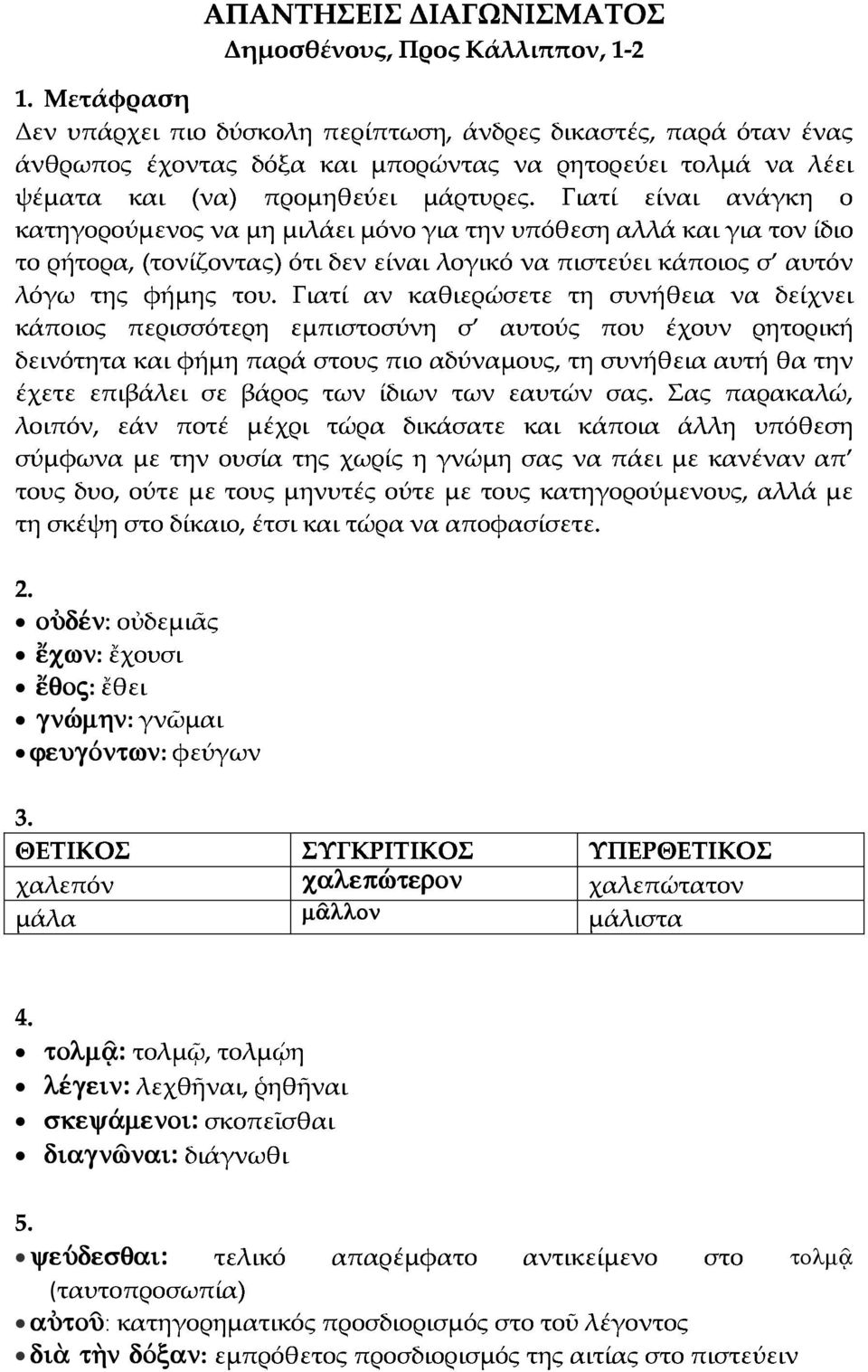 γιατίανκαθιερώσετετησυνήθειαναδείχνει και(να) προμηθεύει μάρτυρες.