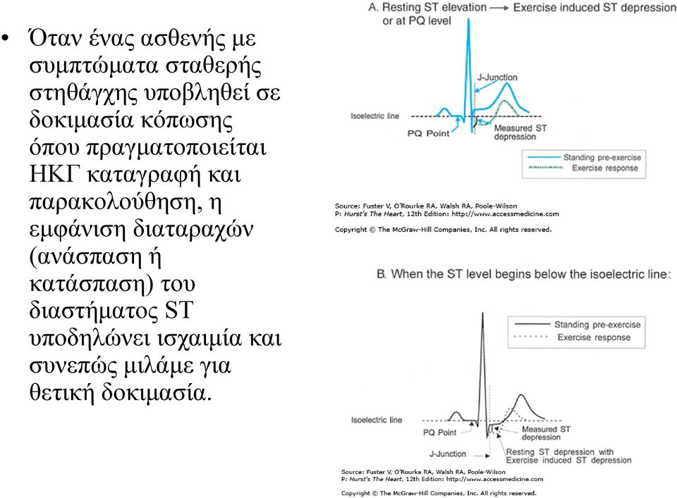 παρακολούθηση, η εμφάνιση διαταραχών (ανάσπαση ή κατάσπαση) του