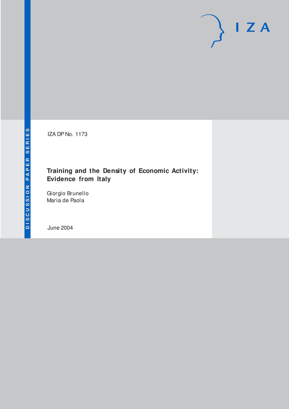 Economic Activity: Evidence from