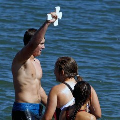 TODAY!!! JOIN US AT THE LAKE HILLS COMMU- NITY PARK/POOL WHERE WE WILL BE BLESSING THE WATERS!