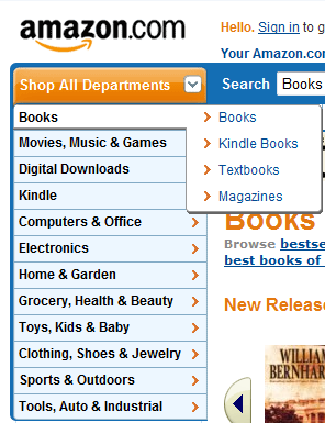Ανταγωνιστική δομή της Amazon.com B2C επιχειρηματικό μοντέλο όπου οι πελάτες βρίσκουν: Μεγάλη ποικιλία τίτλων βιβλίων. Χαμηλότερες τιμές. Γρήγορη παραλαβή. Πολιτική επιστροφών.