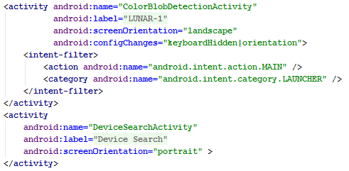 Android:label (εικόνα 8.24) Εδώ ορίζεται το όνομα με το οποίο θα εμφανιστεί η εφαρμογή. Το όνομα προέρχεται από το strings.xml αρχείο που βρίσκεται στο φάκελο values. Android:theme (εικόνα 8.