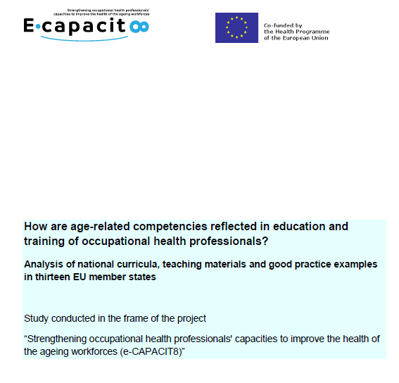 E-CAPACIT8: Τι έχει γίνει μέχρι σήμερα; ΣΤΑΔΙΟ I Ανασκόπηση προγραμμάτων κατάρτισης για επαγγελματίες υγείας στους χώρους εργασίας Προσδιορισμός αναγκών κατάρτισης με τη συμμετοχή των επαγγελματιών