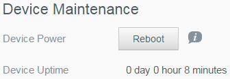 ΙΑΜΌΡΦΩΣΗ ΡΥΘΜΊΣΕΩΝ Device Maintenance (Συντήρηση συσκευής): Reboot and Logout (Επανεκκίνηση και αποσύνδεση) Σημαντικό: Πριν από την επανεκκίνηση ή την αποσύνδεση, βεβαιωθείτε ότι δεν υπάρχουν