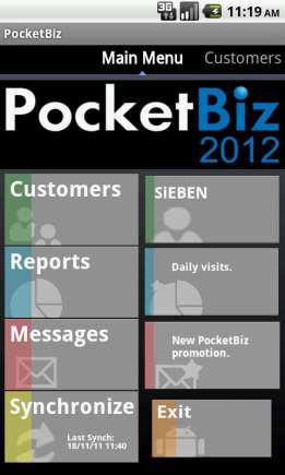 PocketBiz 2012 Καινοτομικά χαρακτθριςτικά Νέα Χαρακτηριςτικά Πελατοκεντρικι προςζγγιςθ (λίςτα ενεργειϊν ανά πελάτθ, ςτατιςτικά πελάτθ, κ.