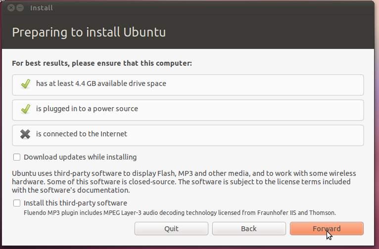 μας δώσει επίσης επιλογή για εγκατάσταση. 5. Θα εμφανιστεί η επιφάνεια εργασίας, από όπου μπορούμε να δοκιμάσουμε το Ubuntu. 6.