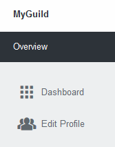 Πίνακας εργαλείων (Dashboard) του MyGuild Από τον πίνακα εργαλείων (Dashboard) του MyGuild μπορείτε να επεξεργαστείτε το προφίλ χρήστη ή εταιρεία σας, να δηλώσετε συμμετοχή στον διαγωνισμό Great