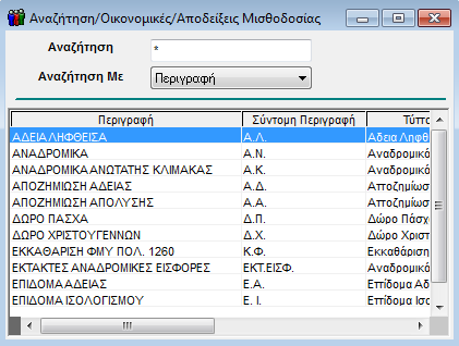 4.2. ΚΑΘΟΡΙΣΜΟΣ ΚΡΙΤΗΡΙΩΝ ΕΚΤΥΠΩΣΗΣ Φιλτράρετε το αποτέλεσμα της εκτύπωσης 1. είτε χρησιμοποιώντας την αναζήτηση F9 2. είτε πληκτρολογώντας συγκεκριμένη τιμή 3.