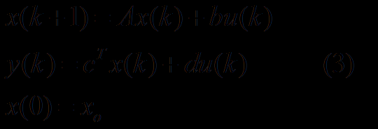 Εξισώσεις κατάστασης στο διακριτό χρόνο (3) Στην περίπτωση των συστημάτων μιας