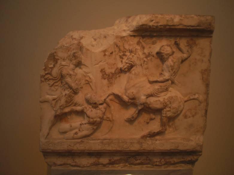 Ανάγλυφο από το πολύανδριο των Αθηναίων ιππέων που σκοτώθηκαν στην Κόρινθο και την Κορώνεια της Βοιωτίας το 394 π.χ.