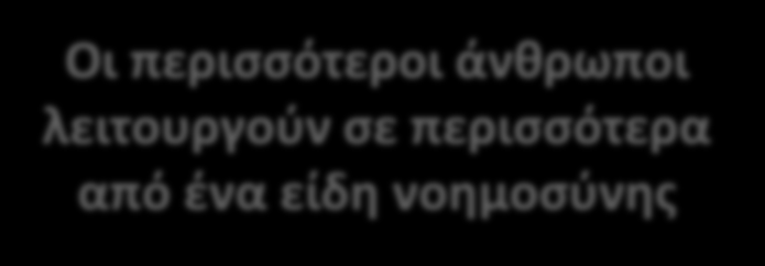 Δομικά Στοιχεία Διαφοροποίησης (3) Μαθησιακό Προφίλ Γνωστικό στιλ / Είδος Νοημοσύνης (Gardner H.