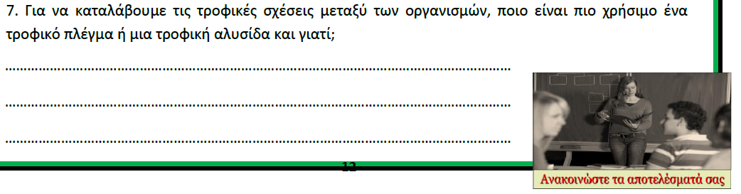 Υπάρχει κατάλληλη αφόρμηση και κατάλληλα ερωτήματα που να ενεργοποιούν γνωστικές,
