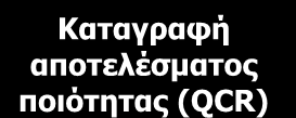 Διαδικασία ελέγχου ποιότητας Τα υπό εξέταση δεδομένα Προδιαγραφή προϊόντος ή απαιτήσεις χρήστη Βήμα 1 Καθορισμός μιας εφαρμόσιμης απαίτησης ποιότητας Βήμα 2 Καθορισμός ενός μέτρου ποιότητας Επίπεδο