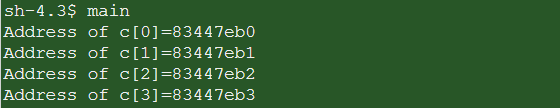 Pointers and arrays A difference between a pointer and an array is that a pointer variable can take different addresses as value whereas, in