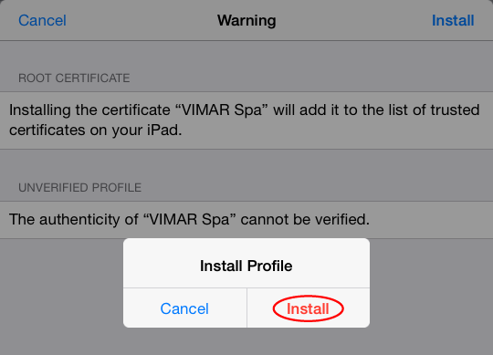 SSL πιστοποιητικά 19.2.4 Apple ipad Σημείωση: Η παρακάτω διαδικασία μπορεί να διαφέρει ελαφρώς αναλόγως της έκδοσης ios που έχει εγκατασταθεί.