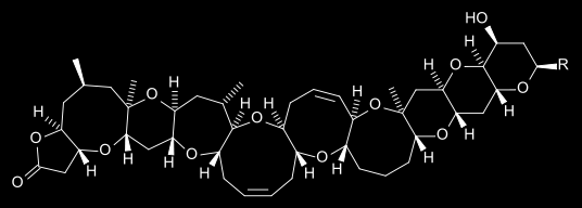 Σύνθεση της μπρεβετοξίνης Η μπρεβετοξίνη (δραστικό δηλητηριώδες συστατικό στην κόκκινη παλίρροια, είναι επίσης δραστική στην καταπολέμηση