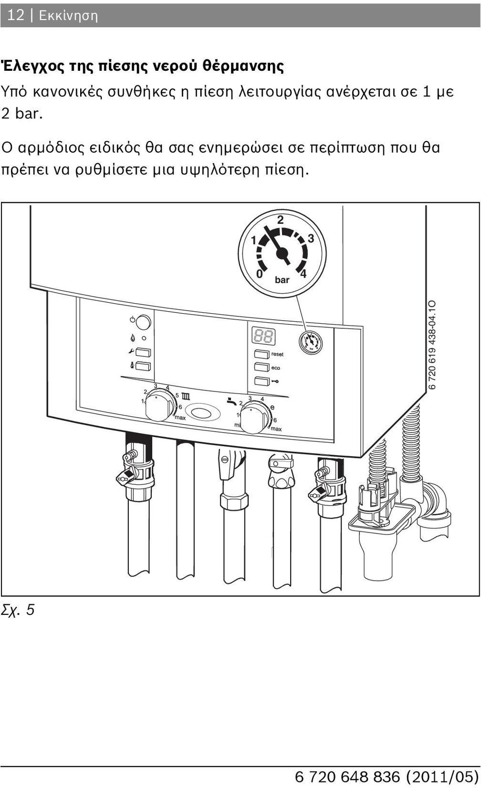 Ο αρμόδιος ειδικός θα σας ενημερώσει σε περίπτωση που θα