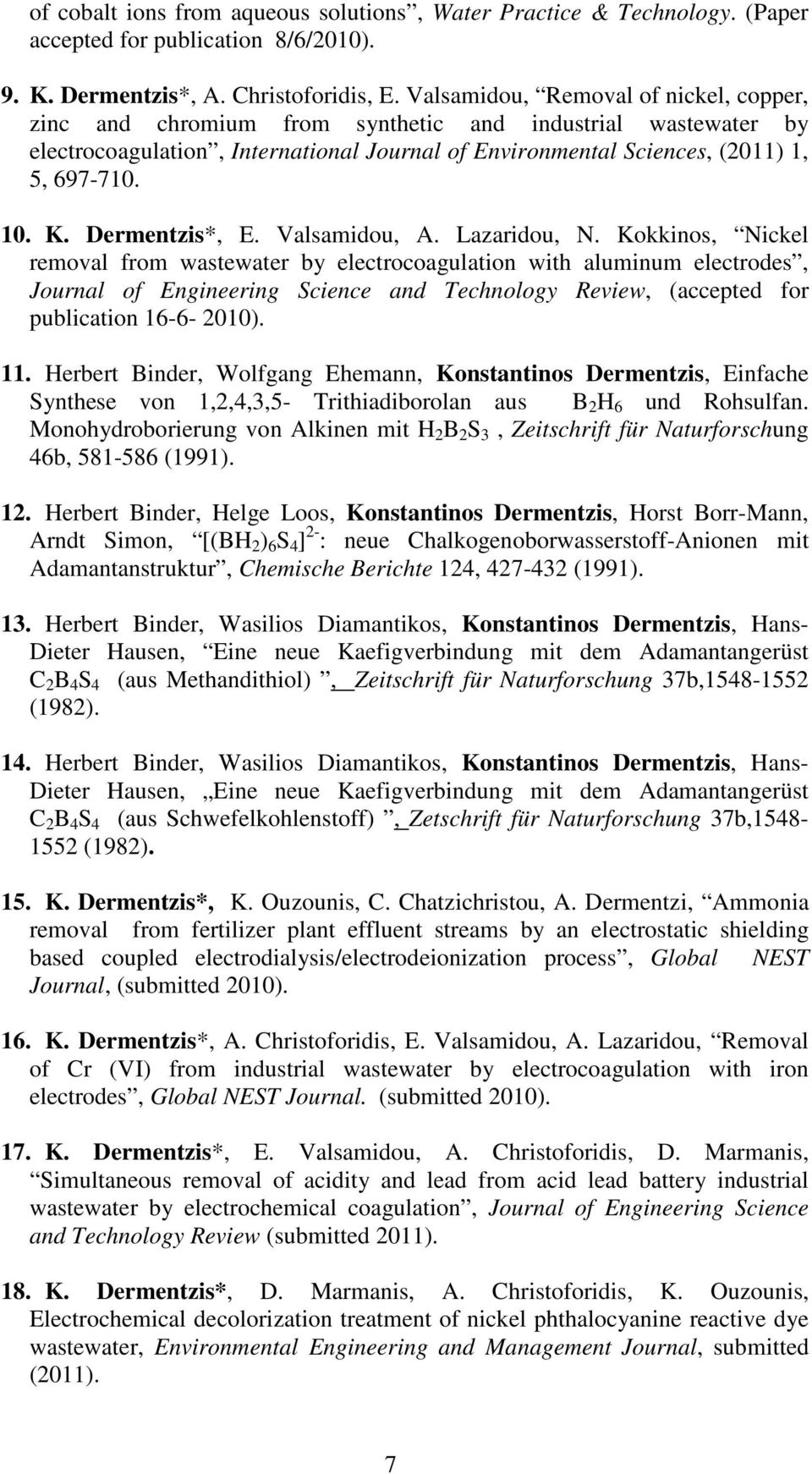 Dermentzis*, E. Valsamidou, A. Lazaridou, N.
