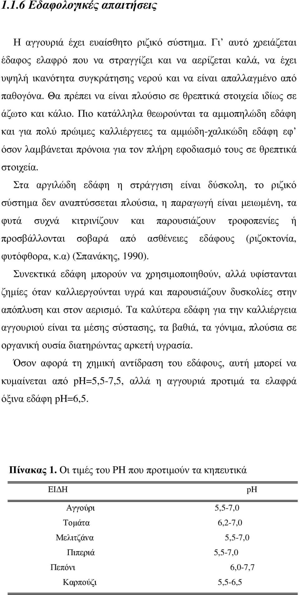 Θα πρέπει να είναι πλούσιο σε θρεπτικά στοιχεία ιδίως σε άζωτο και κάλιο.
