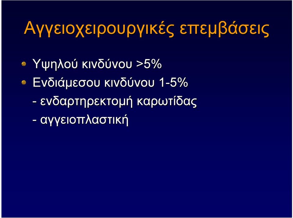 Ενδιάμεσου κινδύνου 1-5% -