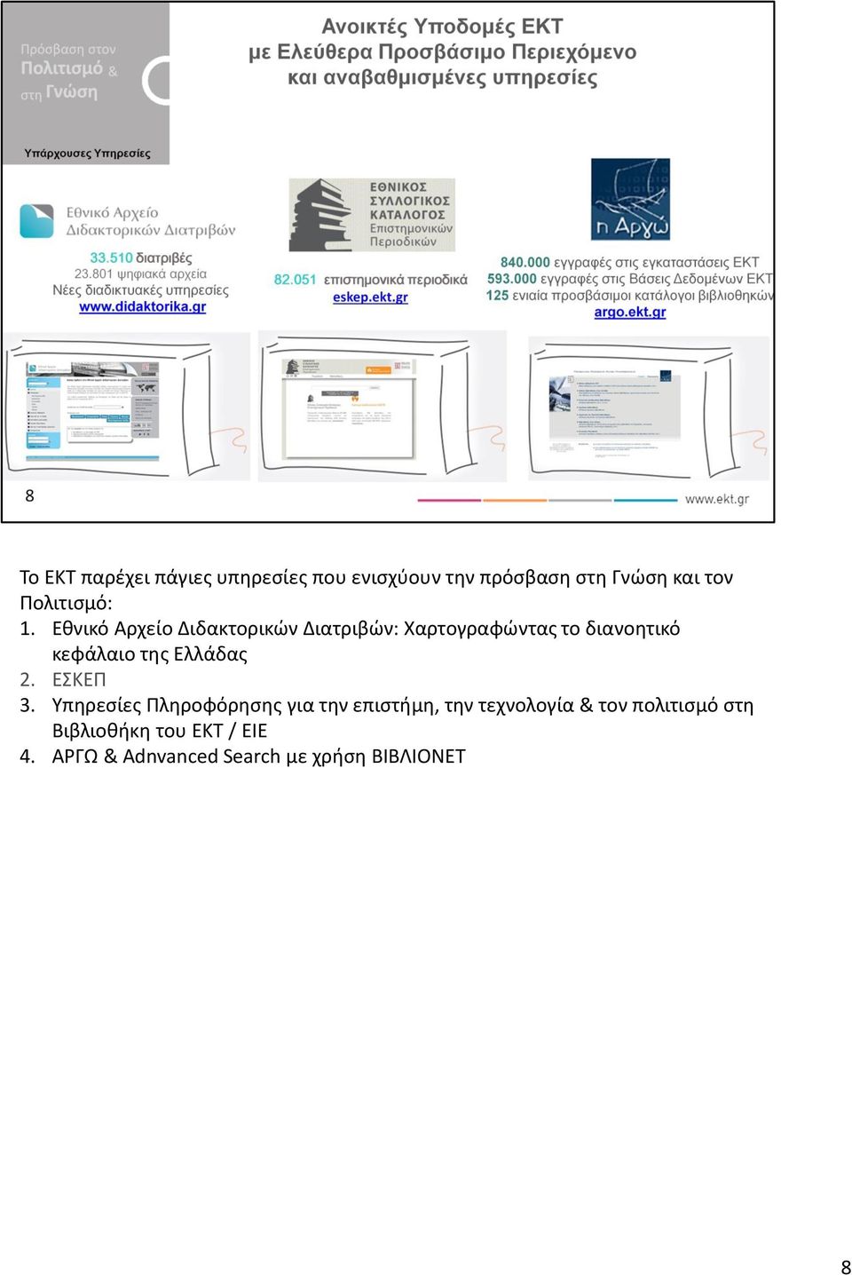 Εθνικό Αρχείο Διδακτορικών Διατριβών: Χαρτογραφώντας το διανοητικό κεφάλαιο της